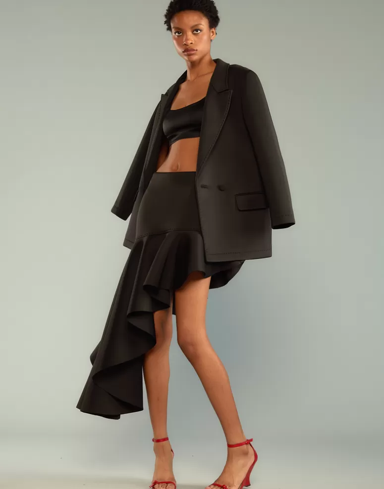 Cynthia Rowley Asymmetrical Bonded Skirt