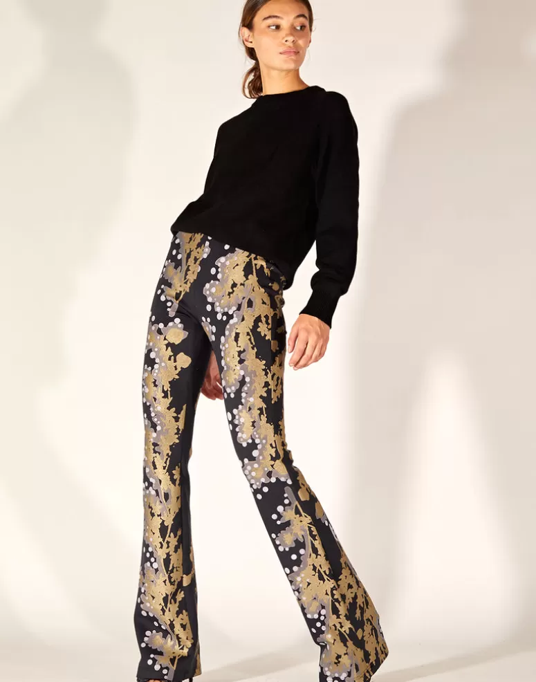 Cynthia Rowley Bonded Fit And Flare Pant