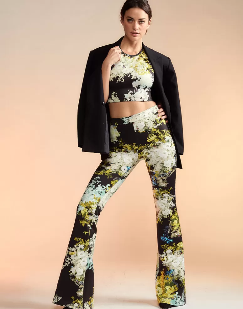 Cynthia Rowley Bonded Fit And Flare Pant