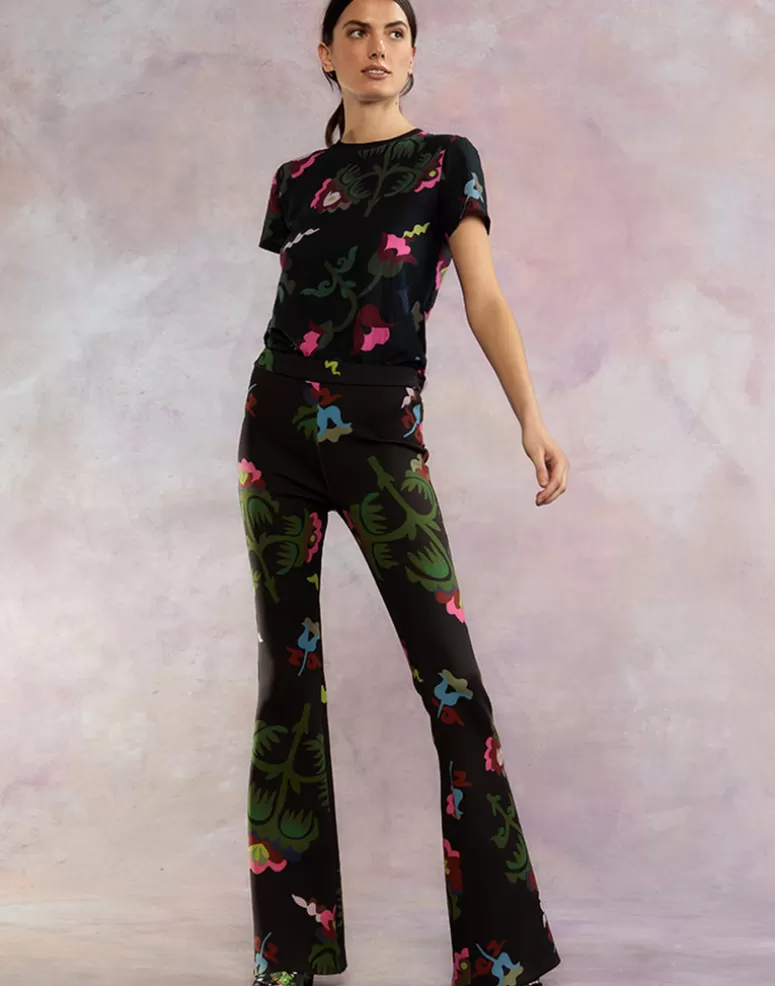 Cynthia Rowley Bonded Fit And Flare Pant