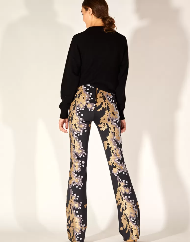 Cynthia Rowley Bonded Fit And Flare Pant