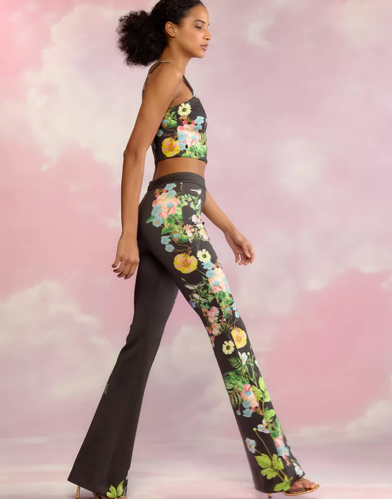 Cynthia Rowley Bonded Fit And Flare Pant