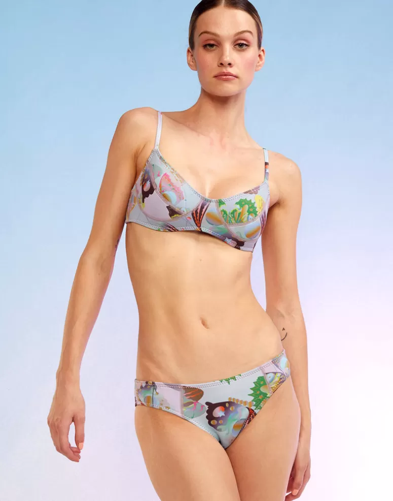 Cynthia Rowley Butterfly Wings Neoprene Bikini Bottom