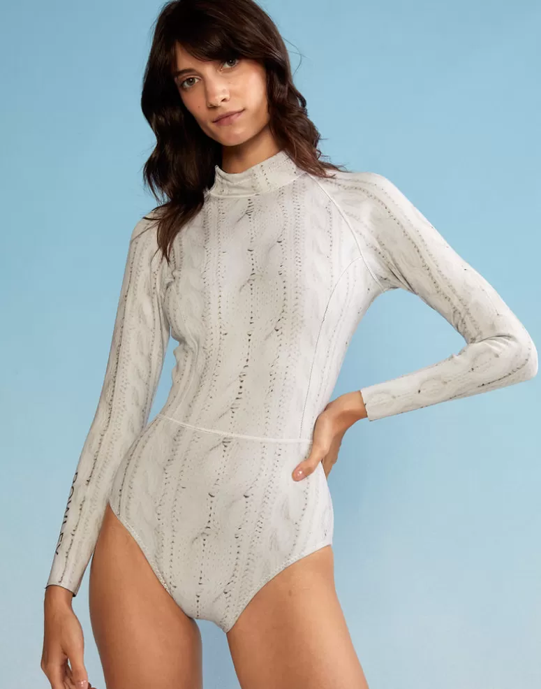 Cynthia Rowley Cable Knit Wetsuit