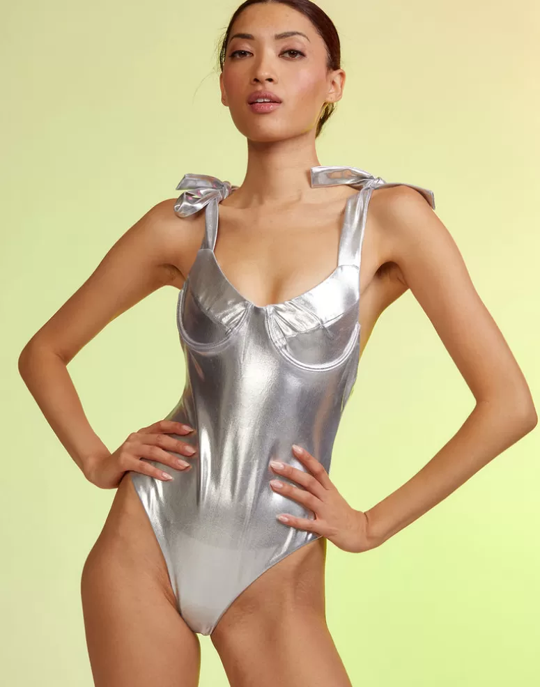 Cynthia Rowley Chrome Swimsuit