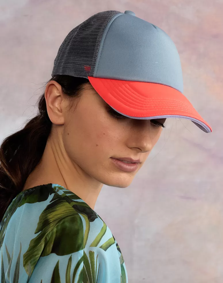 Cynthia Rowley Colorblock Trucker Hat