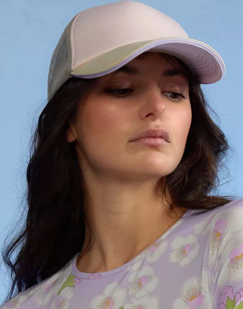 Cynthia Rowley Colorblock Trucker Hat