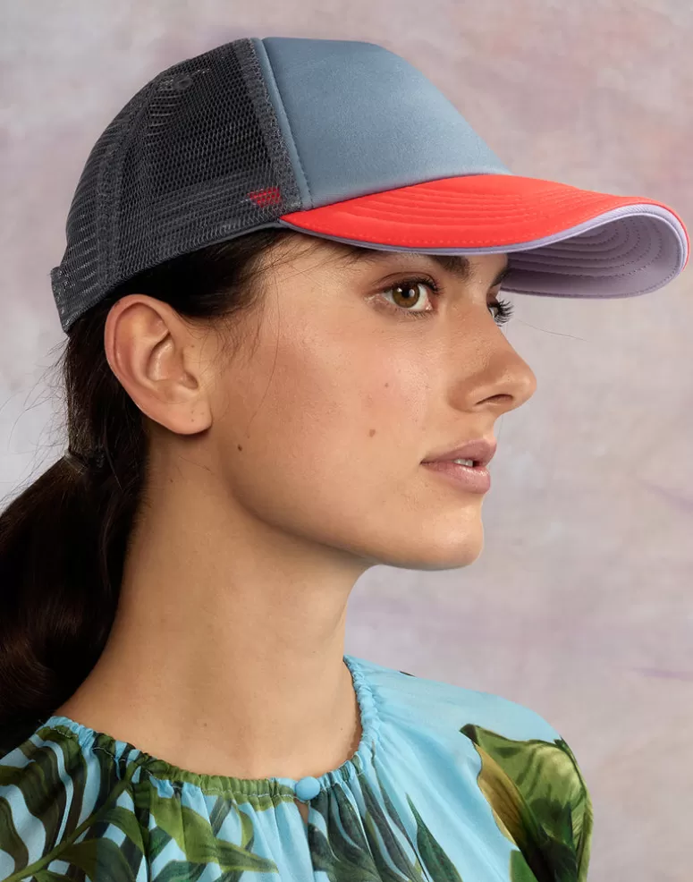 Cynthia Rowley Colorblock Trucker Hat