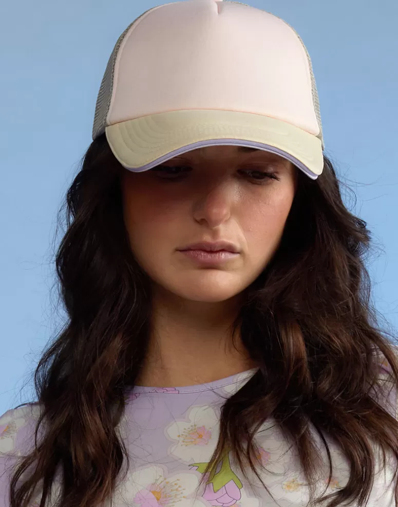 Cynthia Rowley Colorblock Trucker Hat