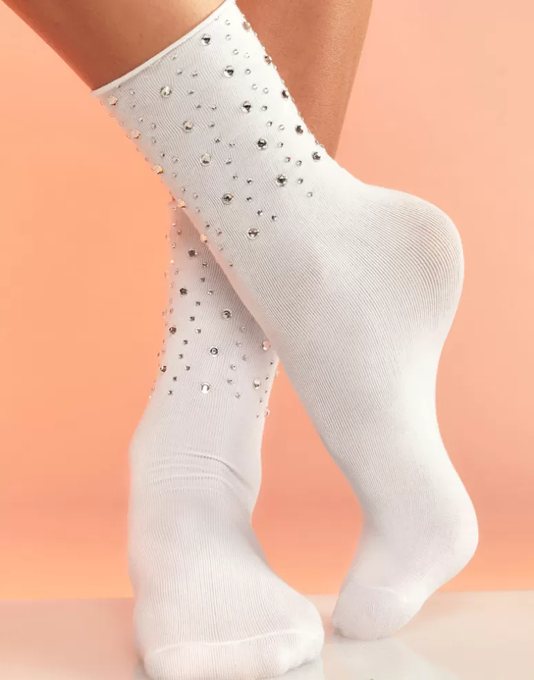 Cynthia Rowley Crystal Socks