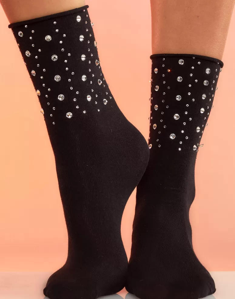 Cynthia Rowley Crystal Socks