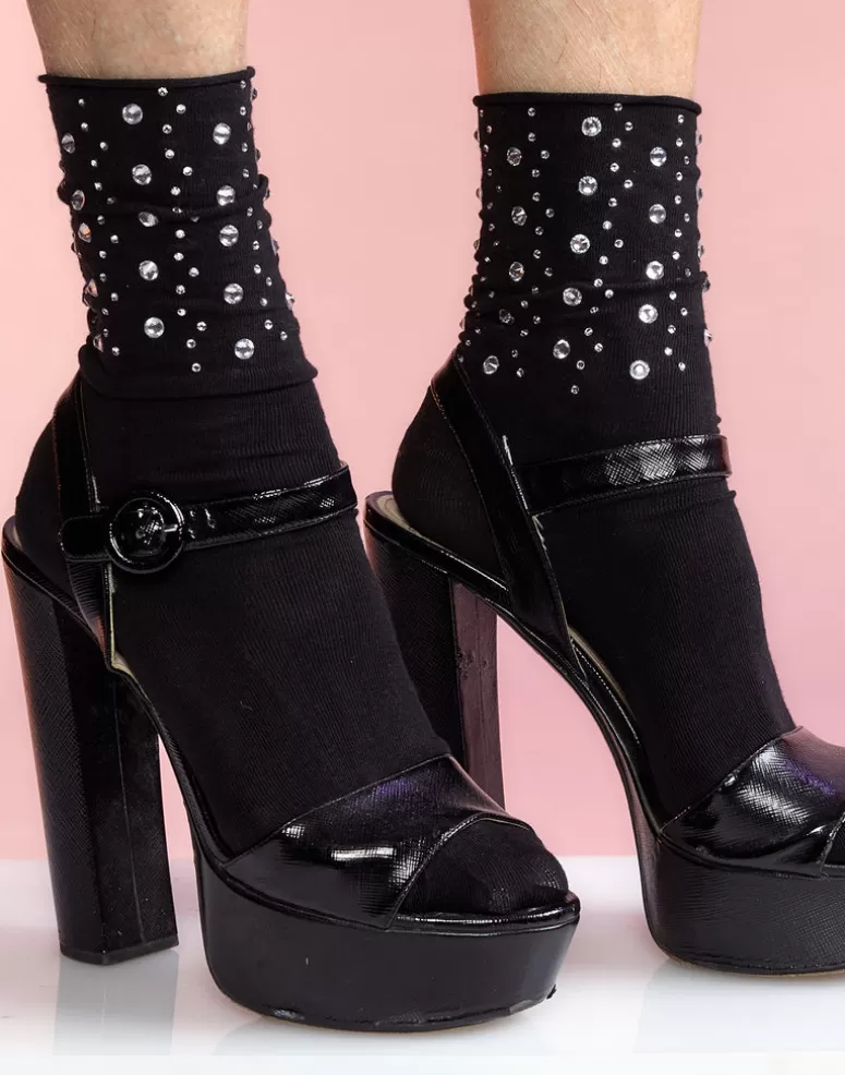 Cynthia Rowley Crystal Socks