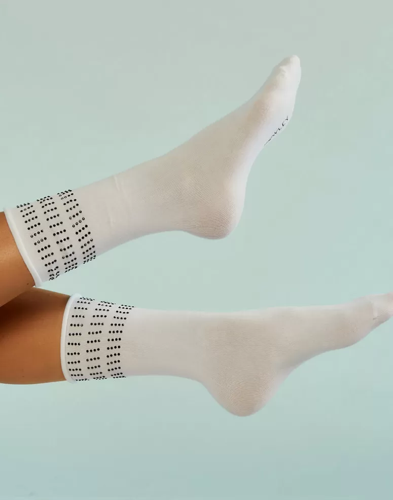 Cynthia Rowley Crystal Sport Socks