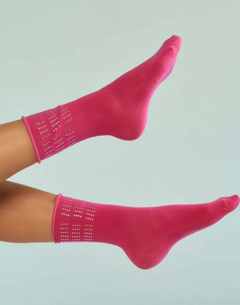 Cynthia Rowley Crystal Sport Socks