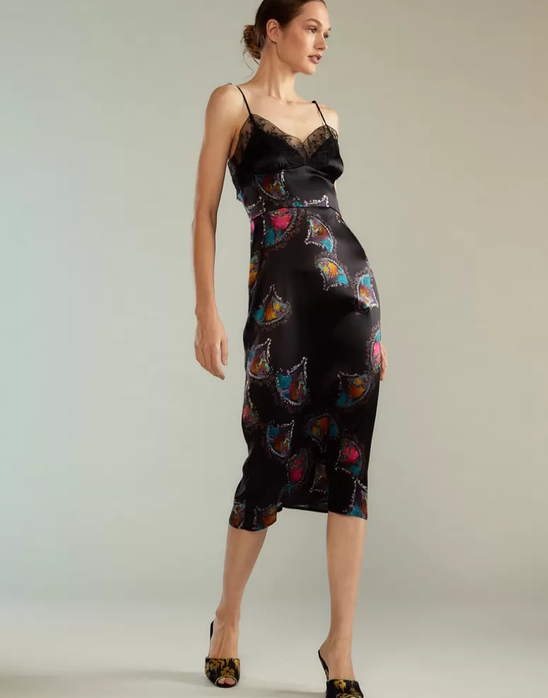 Cynthia Rowley Emi Silk Slip Dress