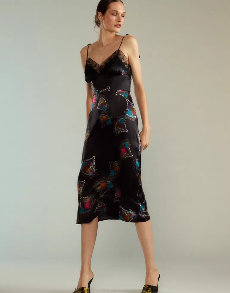 Cynthia Rowley Emi Silk Slip Dress