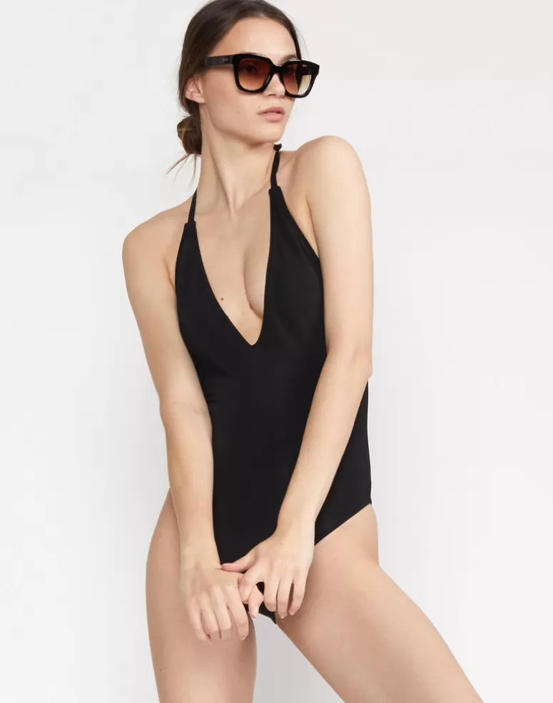 Cynthia Rowley Frankie Halter Neoprene Swimsuit