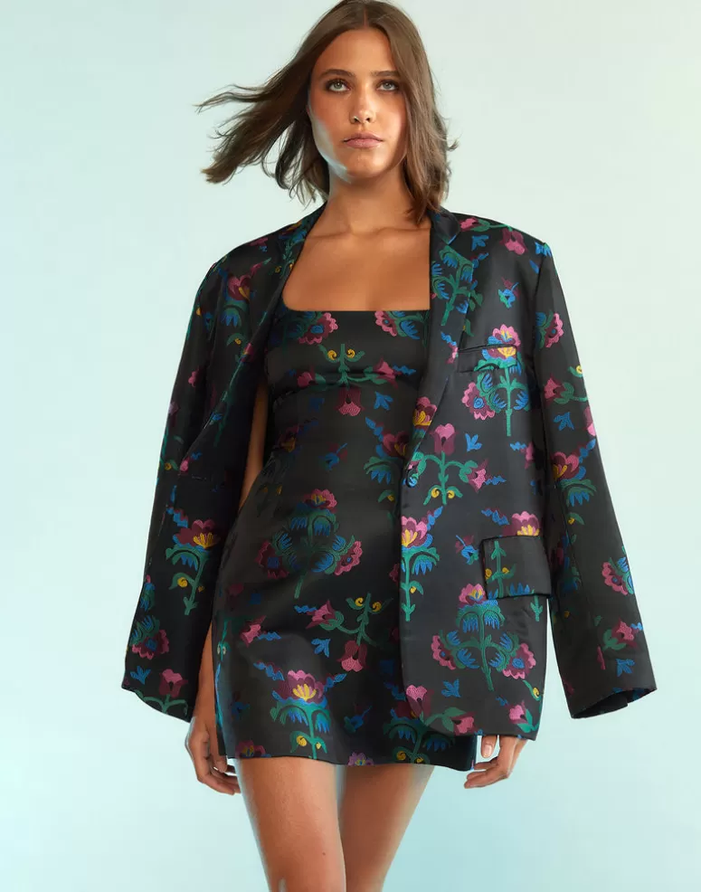 Cynthia Rowley Harper Jacquard Blazer