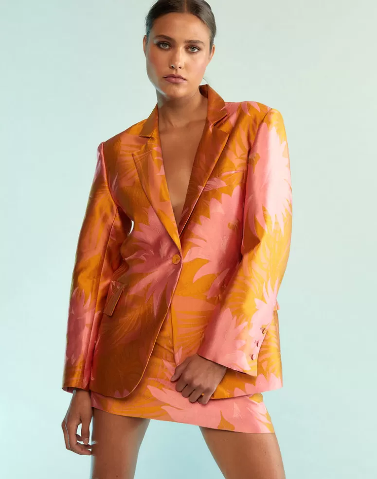 Cynthia Rowley Harper Jacquard Blazer