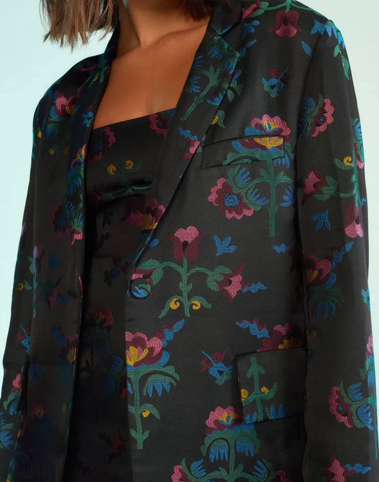 Cynthia Rowley Harper Jacquard Blazer