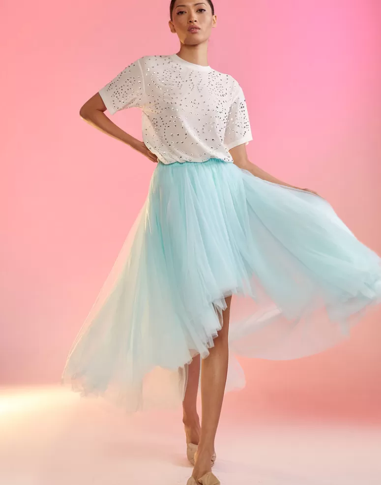 Cynthia Rowley High Low Tulle Skirt