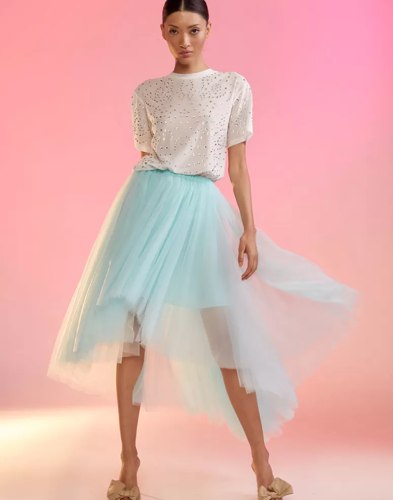 Cynthia Rowley High Low Tulle Skirt