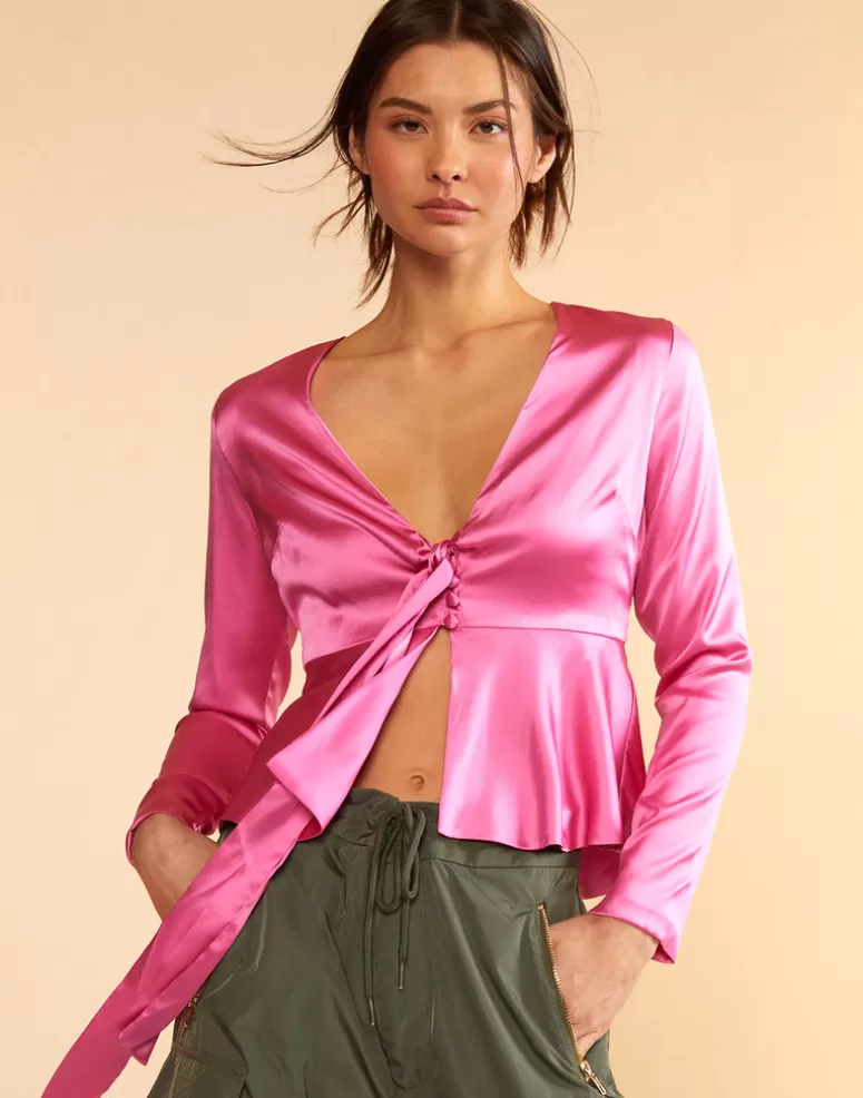 Cynthia Rowley Jula Silk Blouse