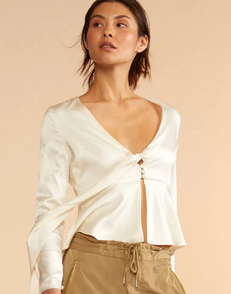 Cynthia Rowley Jula Silk Blouse