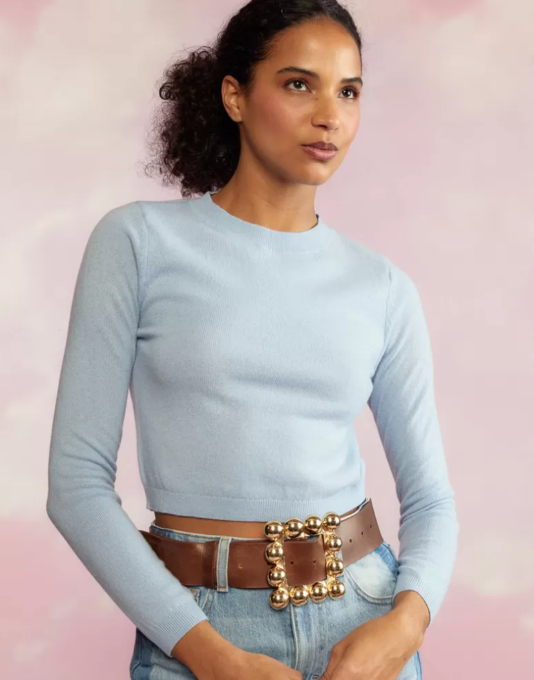 Cynthia Rowley Kendal Cropped Sweater