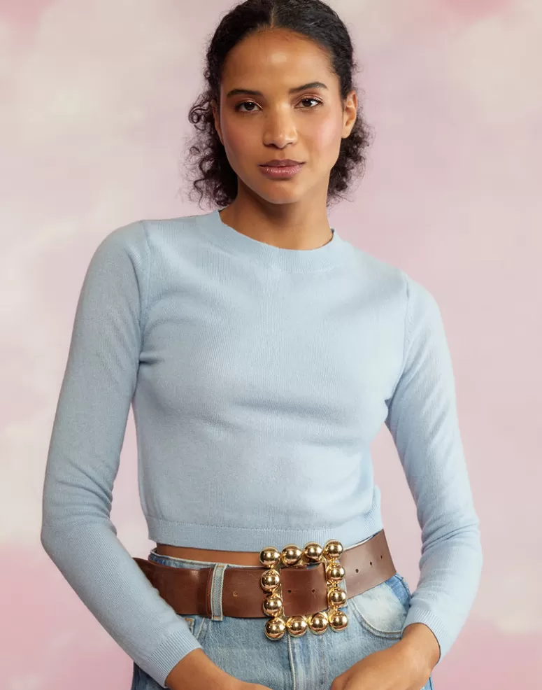 Cynthia Rowley Kendal Cropped Sweater