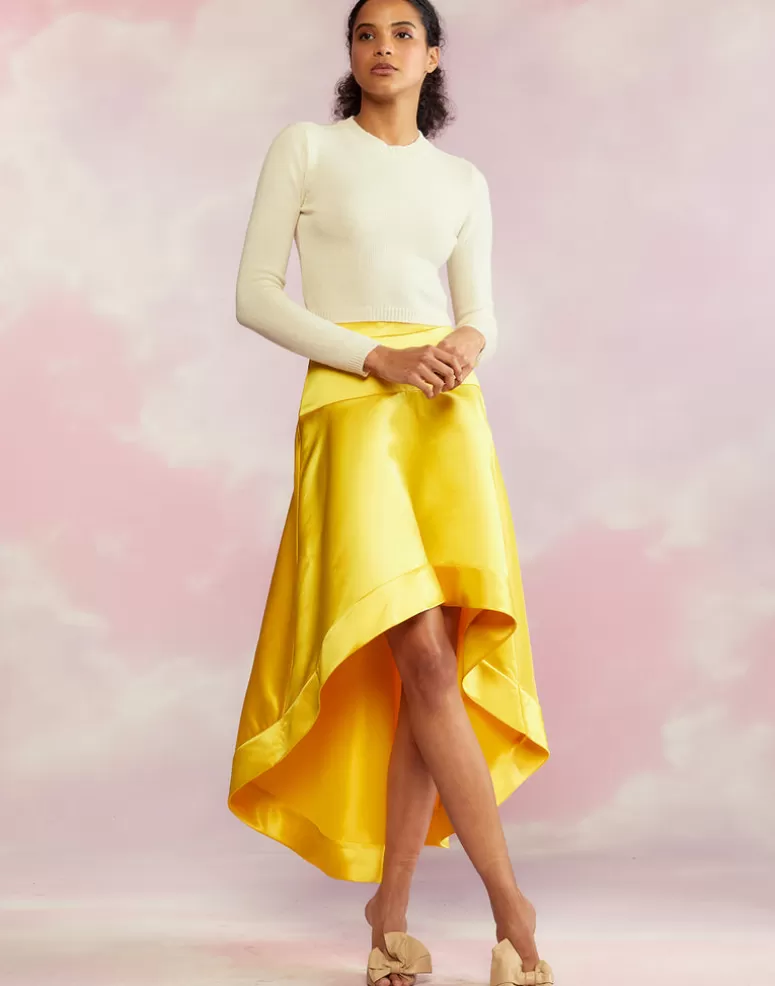 Cynthia Rowley Livia Satin Skirt