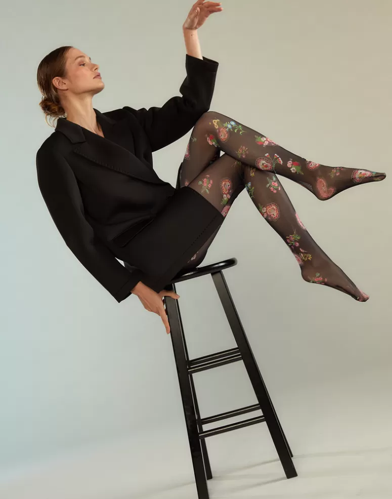 Cynthia Rowley Modern Mesh Tights