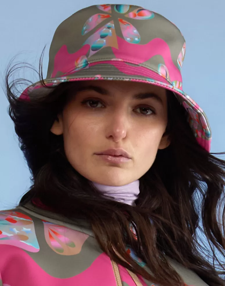 Cynthia Rowley Neoprene Bucket Hat