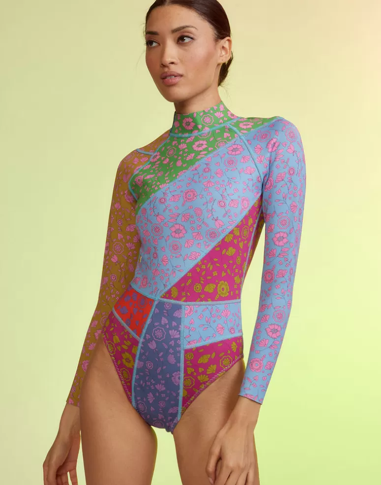 Cynthia Rowley Patchwork Wetsuit