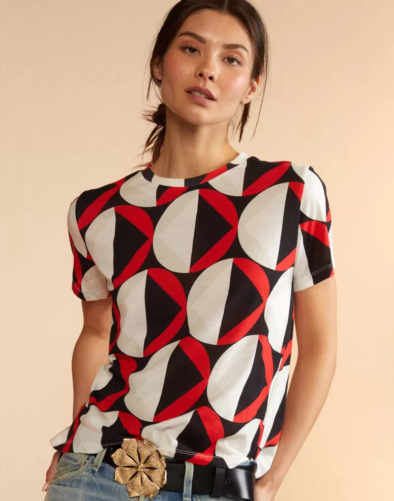 Cynthia Rowley Printed T-Shirt