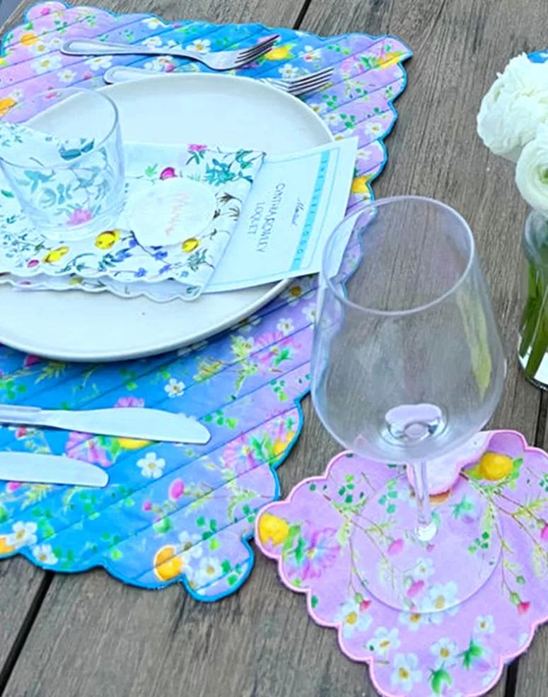 Cynthia Rowley Quilted Placemats