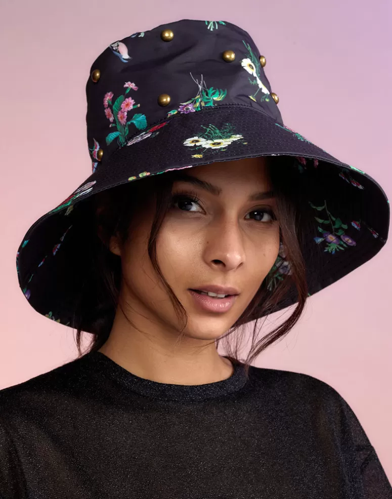 Cynthia Rowley Studded Bucket Hat