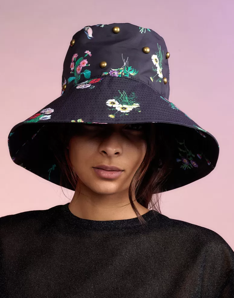 Cynthia Rowley Studded Bucket Hat