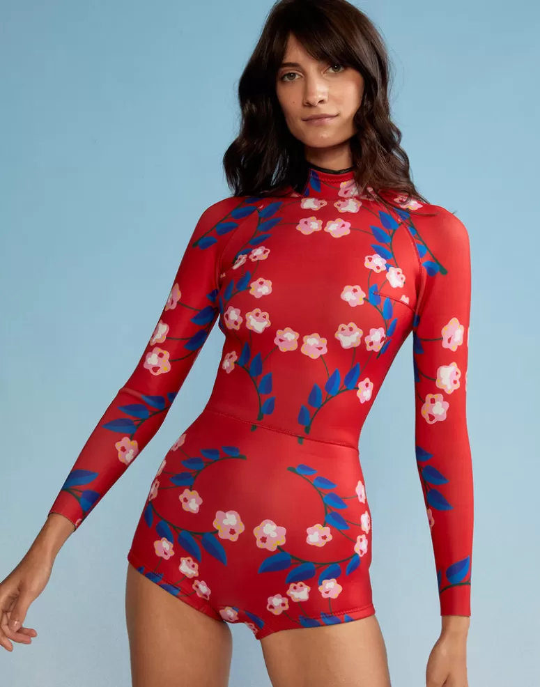 Cynthia Rowley Vine Floral Wetsuit