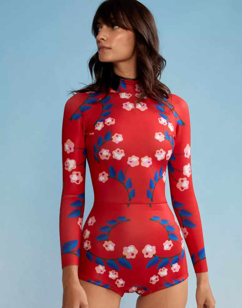 Cynthia Rowley Vine Floral Wetsuit